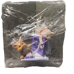 Merry Mischief Maker Kitten Christmas Ornament Carlton